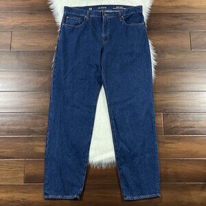 J.‎ Crew Size 32 Primerose Wash Mid Rise Slouchy Straight Dad Denim Jeans BP294